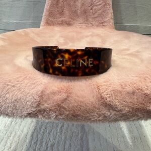 ⭐️ Never worn Celine Tortoise Shell Hair Accessory - Headband ⭐️